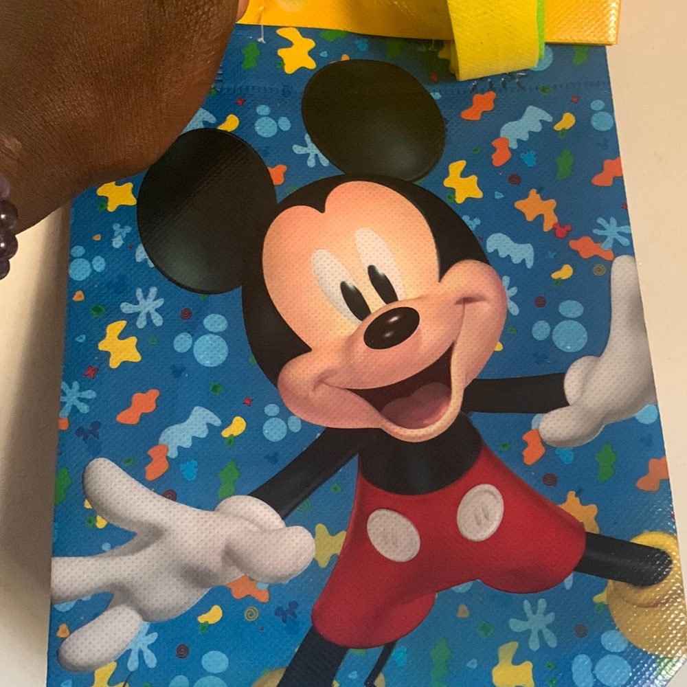 Mickey Mouse and friends two mini reusable gift bags new never used excellent